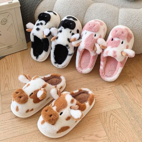 Animal style couple house shoes