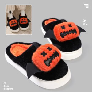 Halloween Funny Pumpkin Slippers