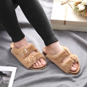 Boken Fluffy Slippers