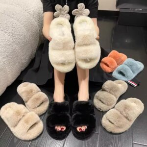 Women House Furry Slippers Collection